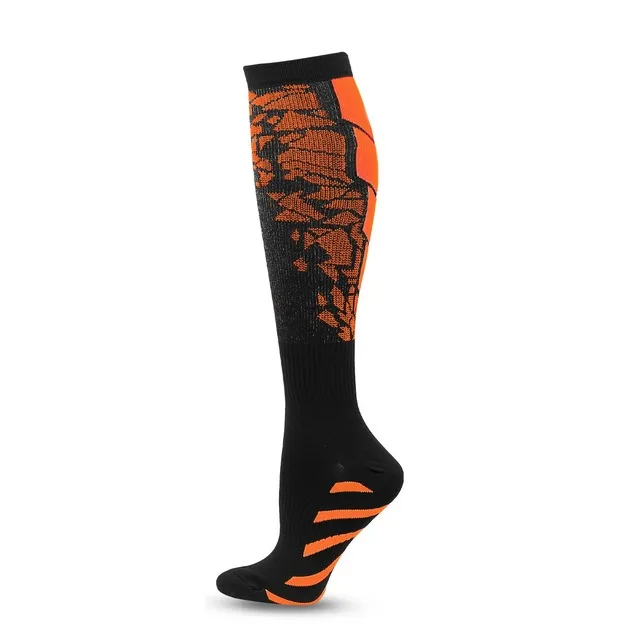 Chaussettes de compression en cuivre pour hommes et femmes, en surpoids, idéales pour la course, les soins infirmiers, la randonnée, la récupération, les chaussettes de vol