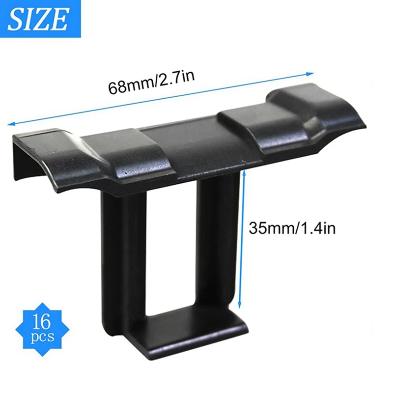 LJL-96Pc 35Mm klip drainase air Panel surya, klip modul PV untuk saluran air Panel fotovoltaik klip pembuangan air