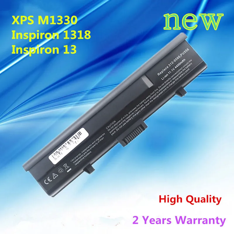 New laptop Battery For Dell XPS M1330 UM230  PU556  CR036  TT485 312-0566 for Inspiron 1318 13 0CR036 PU556 WR053 0WR053  PU563