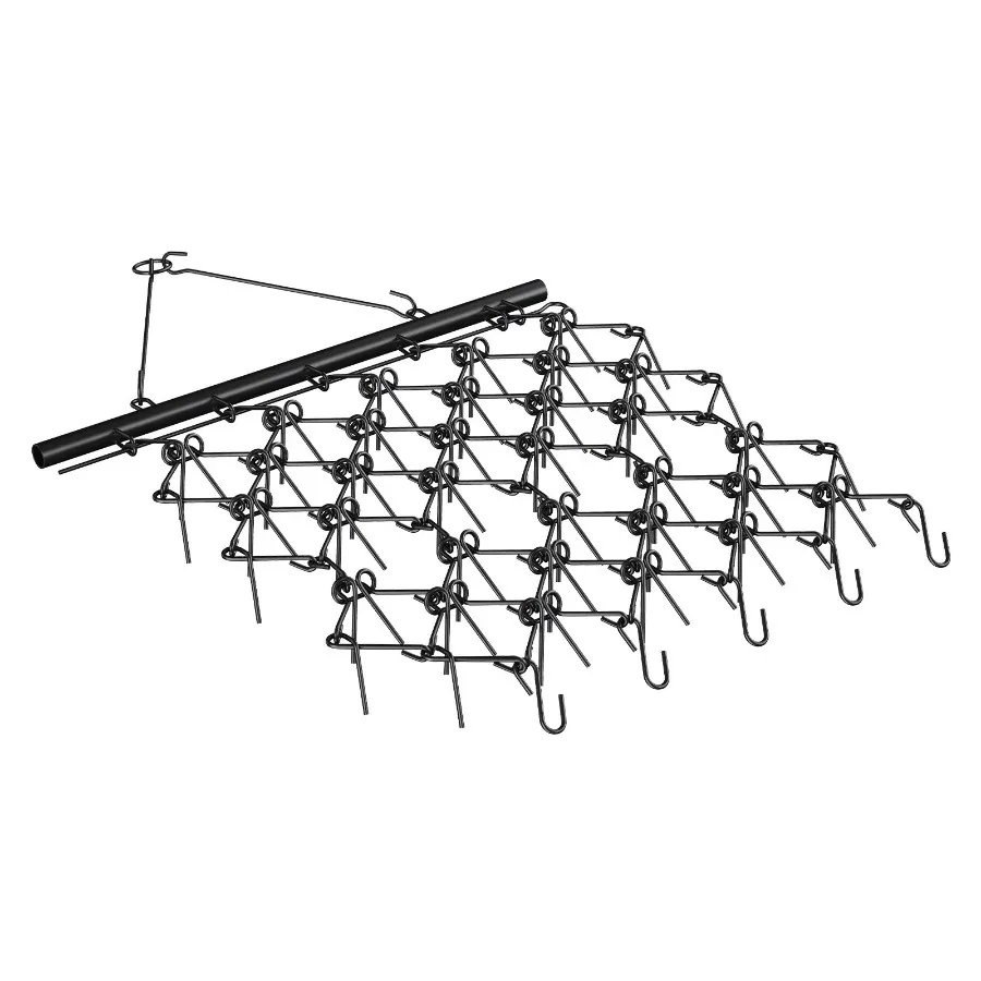 

Прочная цепная гаровина Drag Harrow 4 x 4 фута с 69 зубьями, насадки для трактора ATV UTV, полевой коврик для подготовки к посева La