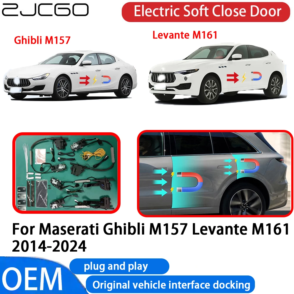 

for Maserati Ghibli M157 Levante M161 2014-2024 Car Automatic Electric Soft Close Door Closer System OEM Plug and Play
