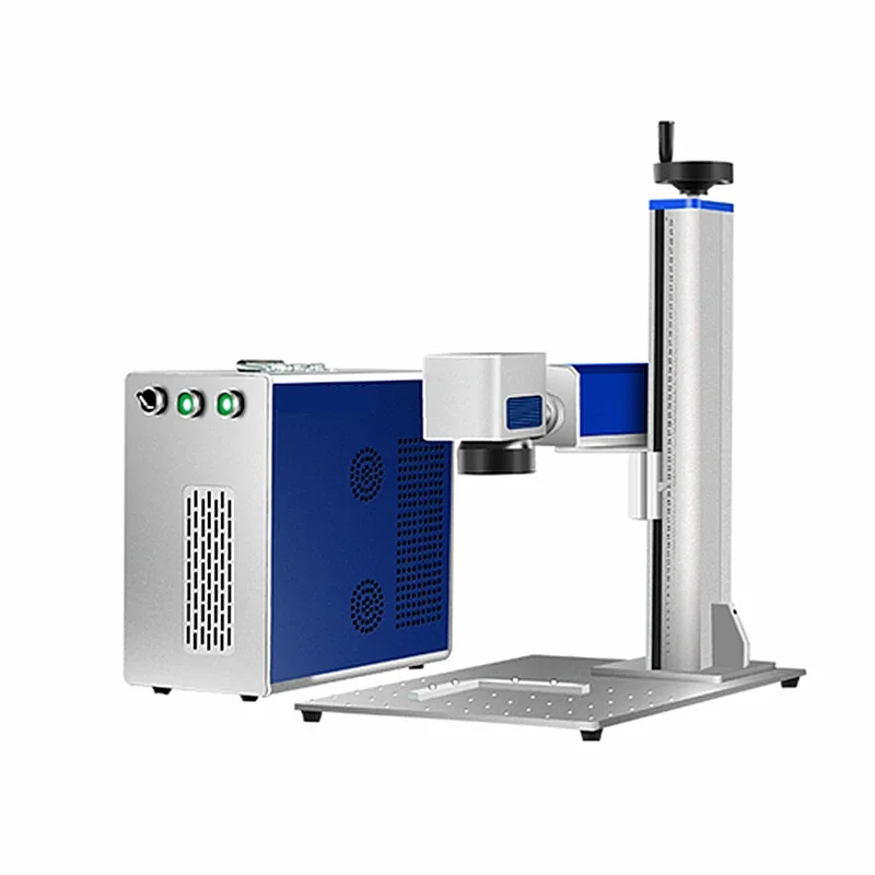 LY Desktop Mini Fiber Laser Marking Machine 20W 30W 50W Metal Engraving Machine for PVC Plastic Stainless Steel Cartoon Package