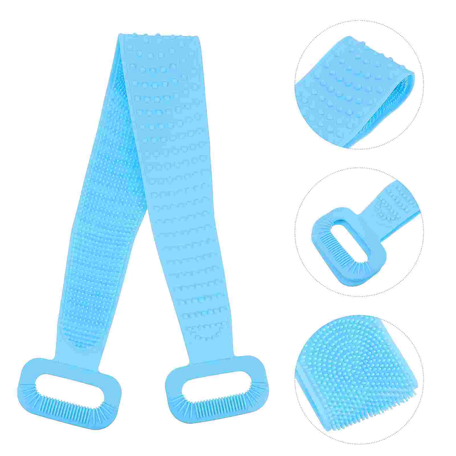 

Silicone Bath Towel Body Massage Brush Bathing Supplies Back-Pulling Scrubber Shower Silica Gel