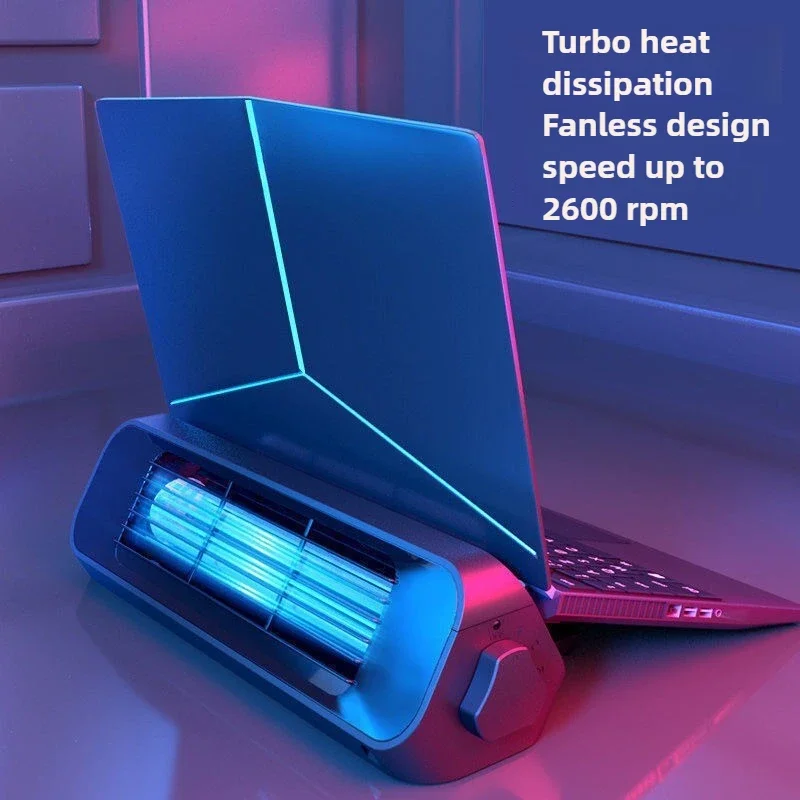 Laptop Special Radiator Turbine Cooling Strong Wind Artifact Universal Laptop Adjustable Base Laptop Stand Fan Cooler CoolingPad
