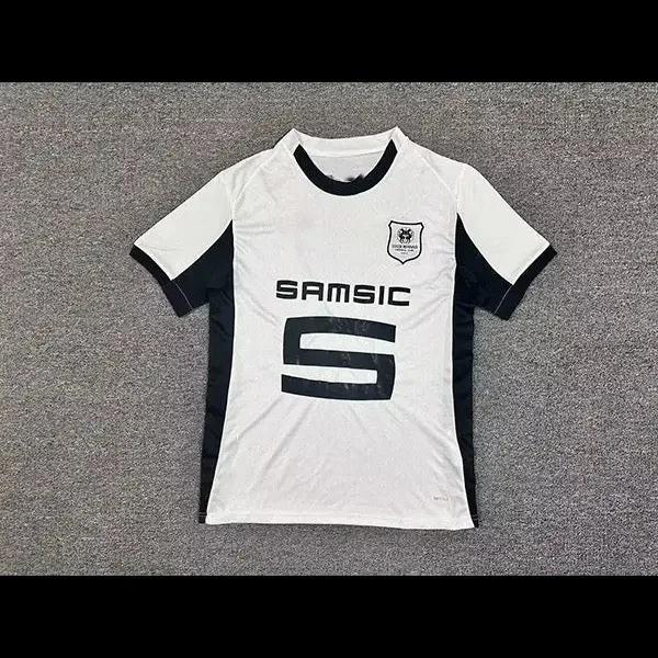 2026 New Rennes Men 3D Print Football Jersey Y2K Oversized Family Casual T-shirt Suitable for Daily and Training Wear Quick-dry