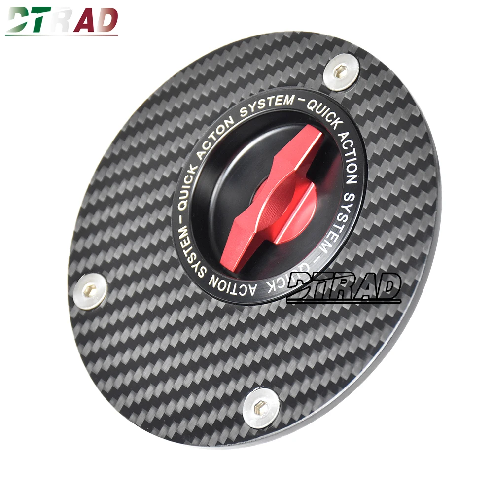 For YAMAHA R7 YZF R1 R6 R3 R125 MT07 MT09 Carbon Fiber Fuel Tank Cap Anti-theft Motorcycle Accessories Fuel Gas Oil Tank Cover