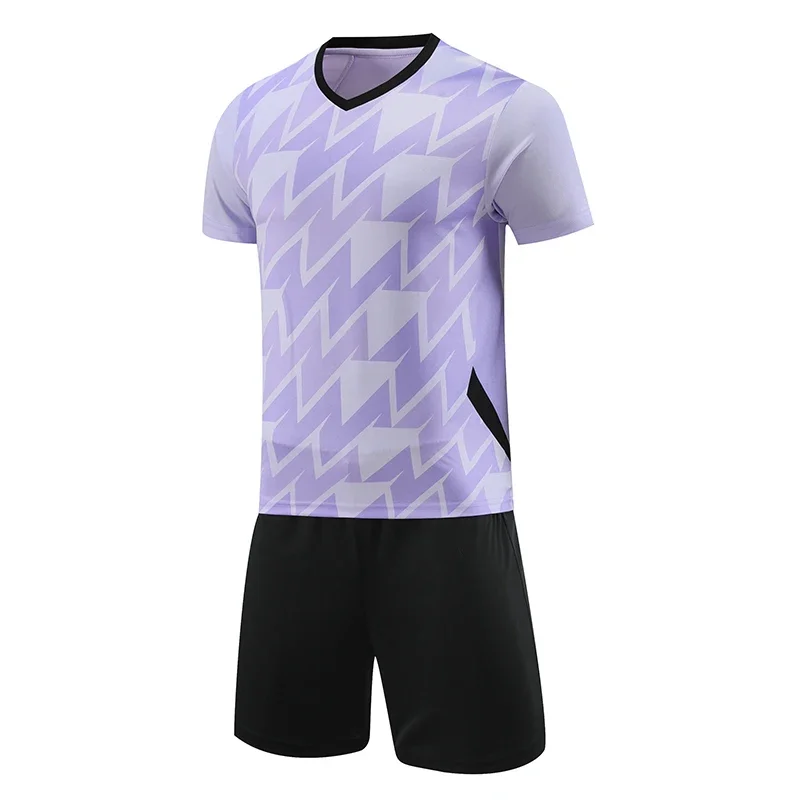 Men Fitness Soccer Jerseys Sweatshirts Football Uniform Suits Fit Dry Athletic Running T-shirts Male Training Shorts Set Jerseys