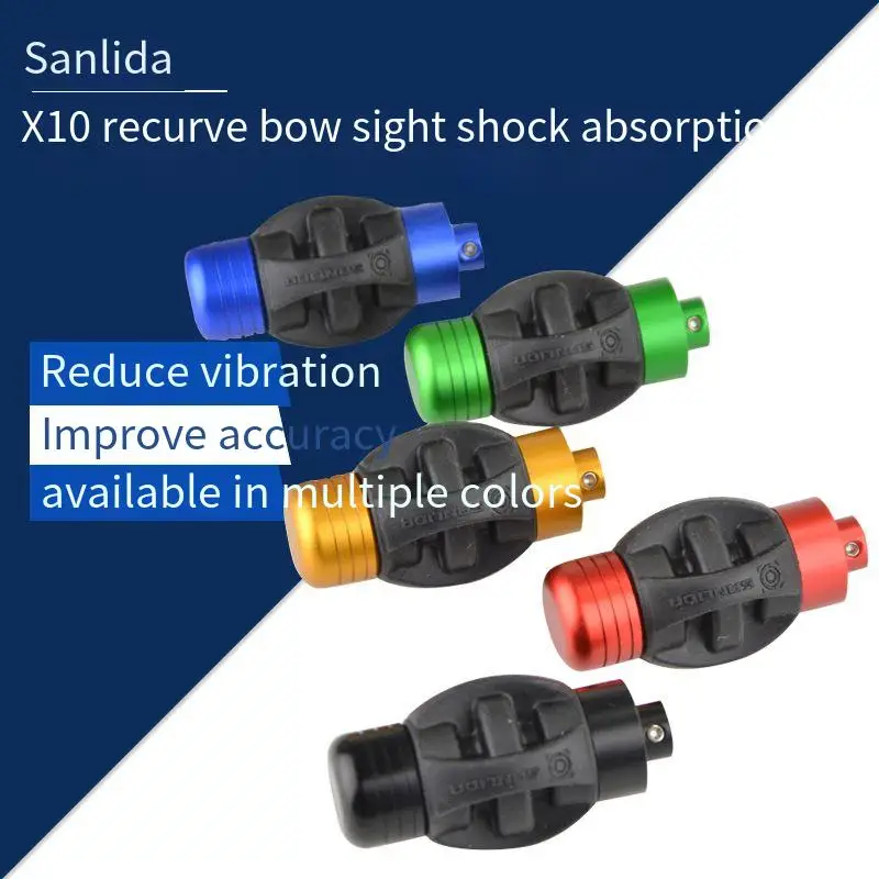 

Archery Recurve Bow Sight Stabilizer, Aiming Sight, Shock Absorber, Damping Bow and Arrow, Hunting Shooting Accessories, X10