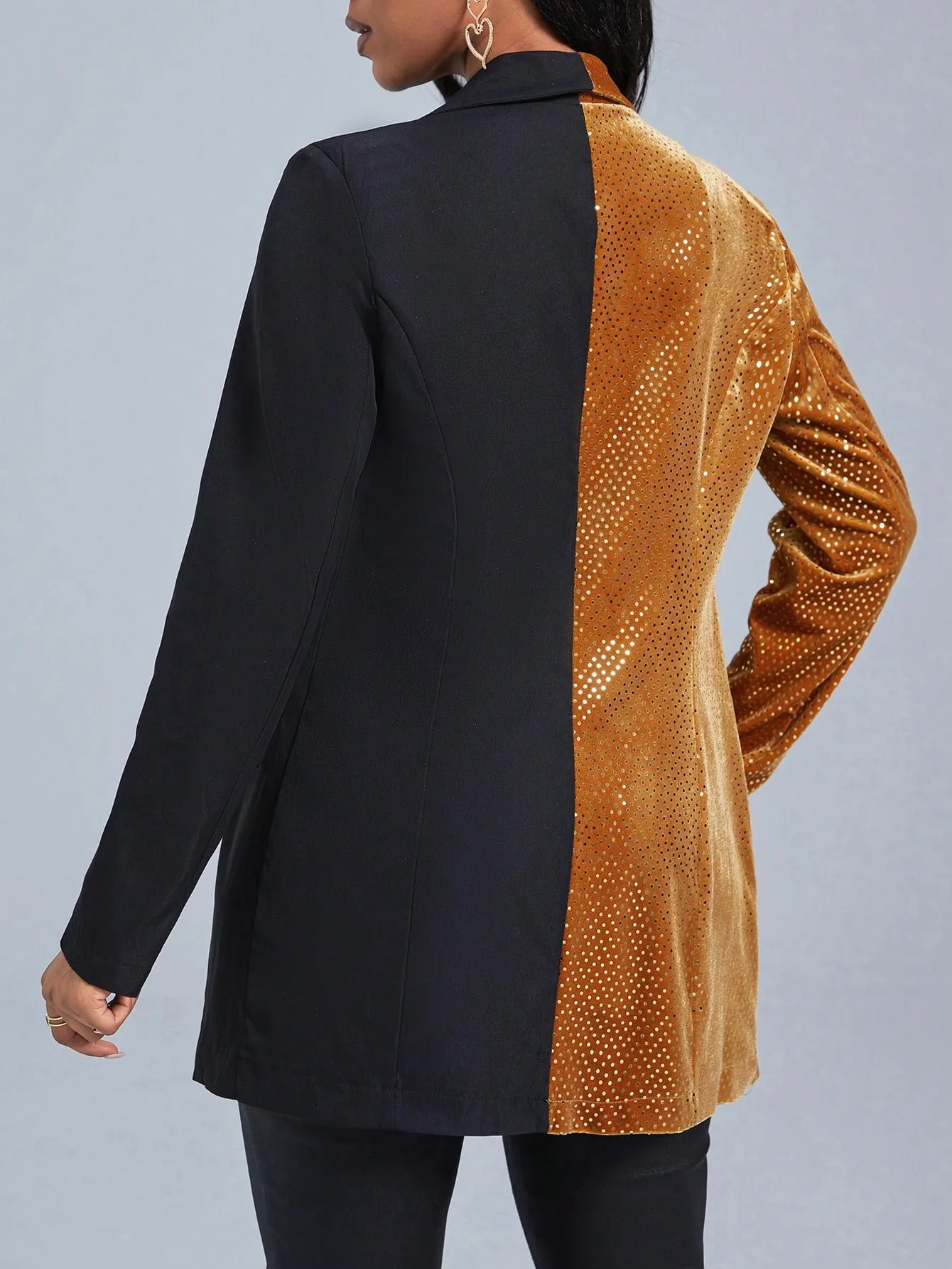 Vestidos femininos elegantes com lapela pontiaguda, jaqueta e calças para mulheres, conjunto de 2 peças em cetim, personalizado W215
