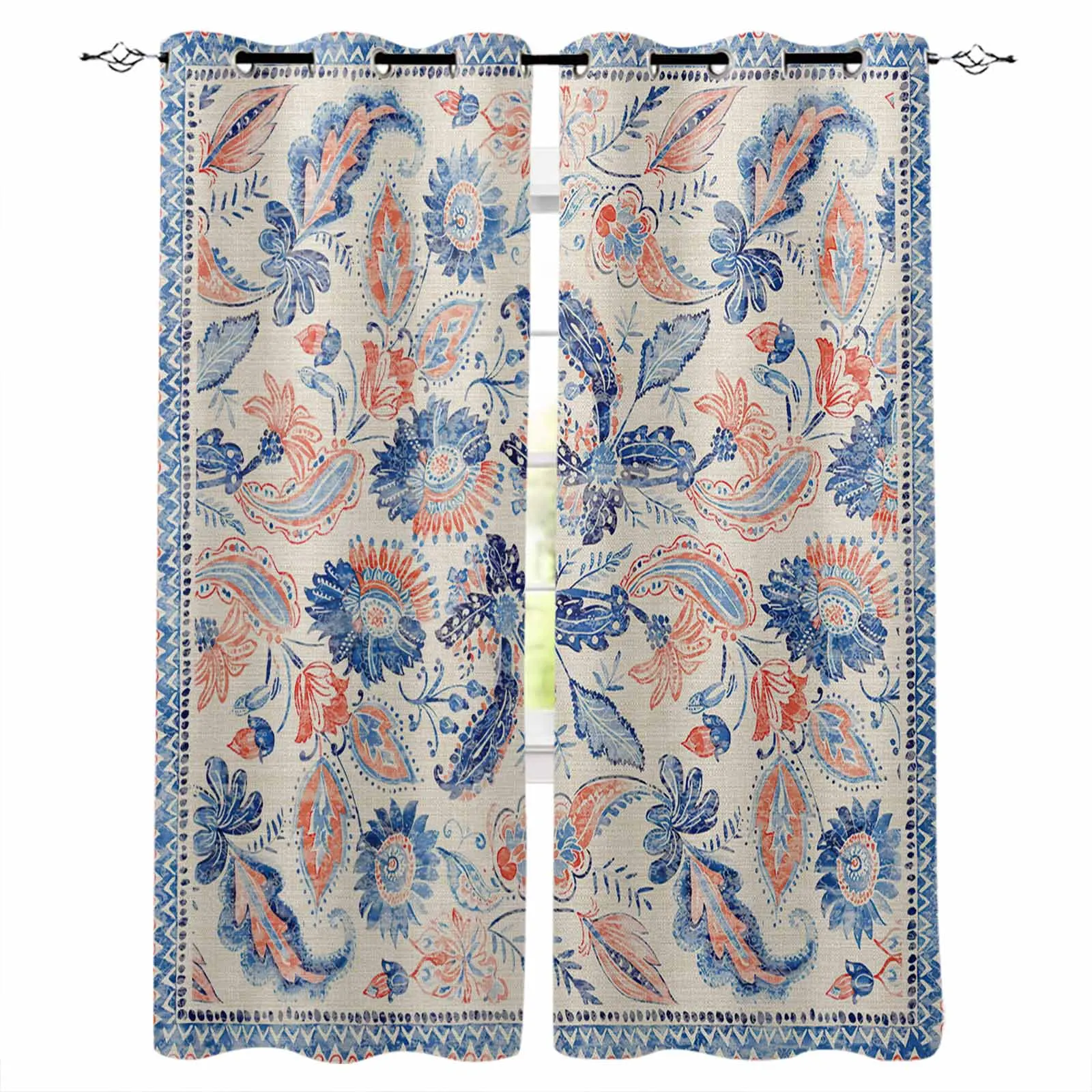 Famous Clan Fenghua Paisley Fantasy Curtains For Kitchen Bedroom Window Treatment Curtains For Living Room Home Decor