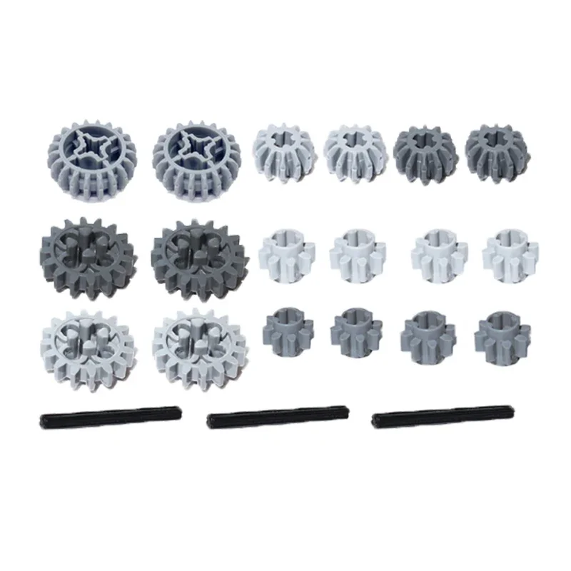 MOC التقنية والعتاد المحور الطوب أجزاء دودة رف موصل قطار سيارة رافعة نموذج Leduo 92693 3743 62821 تجميع الجسيمات #6