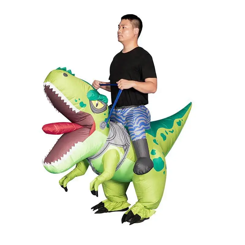 

Inflatable Dinosaur Costume Adults Party Mascot Anime Cosplay Halloween Cartoon T-REX Blow Up Suit Inflated Garment Carnival