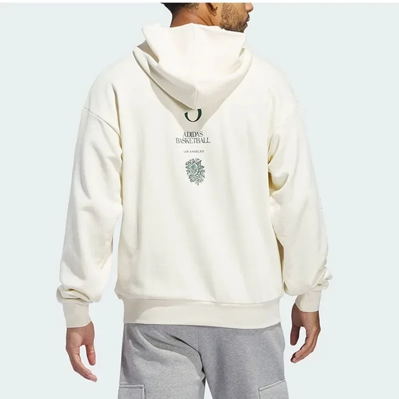 adidas Windproof French Terry Crew Sweatshirt Thin Soft Spring Autumn Daily Matching TopJJ4038 1PCS