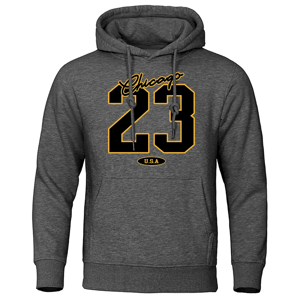 Chicago 23 Usa Classic Logo Of The Jersey Hoodies Men Women Loose Streetwear Harajuku Loose Hoody Autumn Casual Pocket Pullover