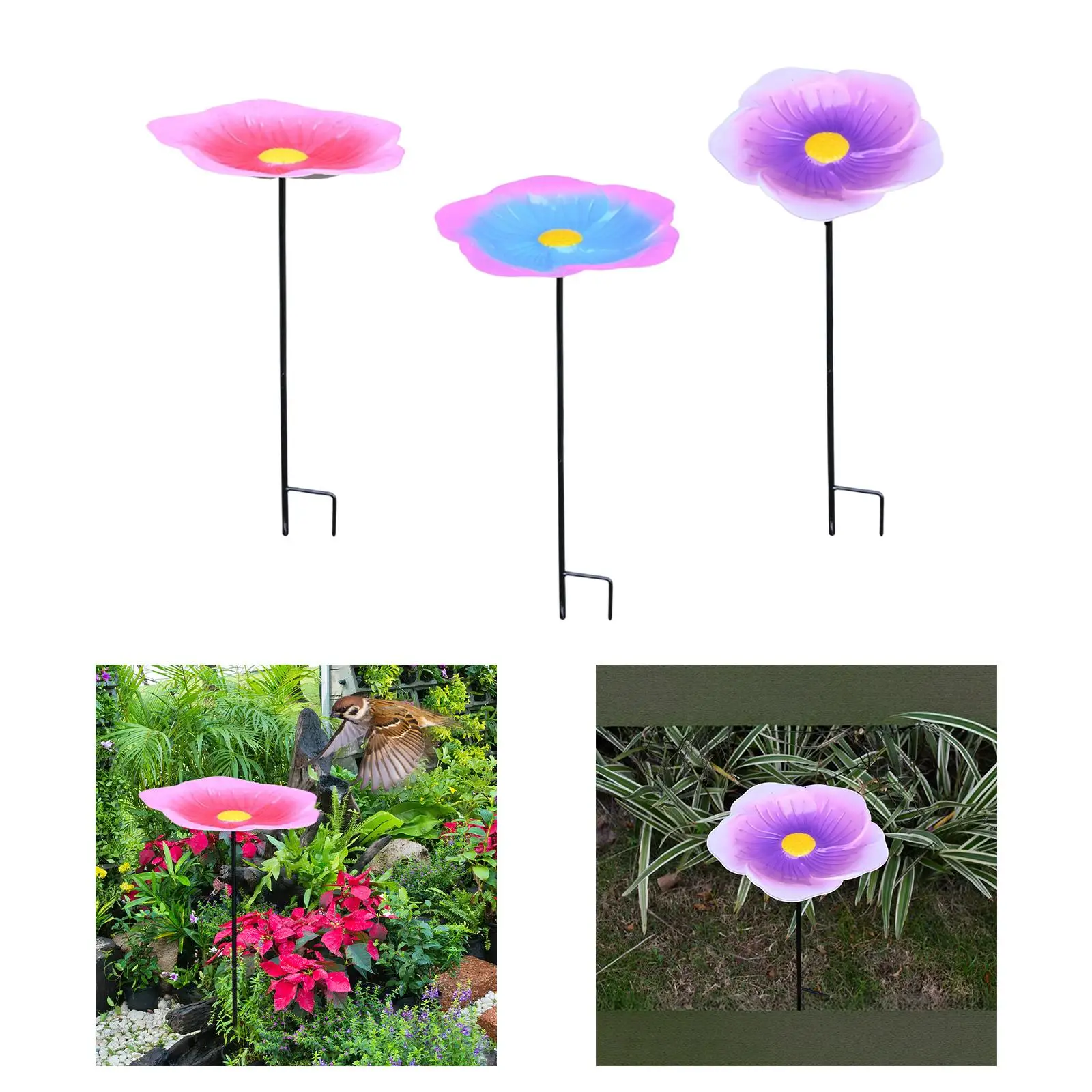 

Bird Feeder, 20" Tall Outdoor Bird Bath Feeding Home Garden Outdoor Yard Lawn