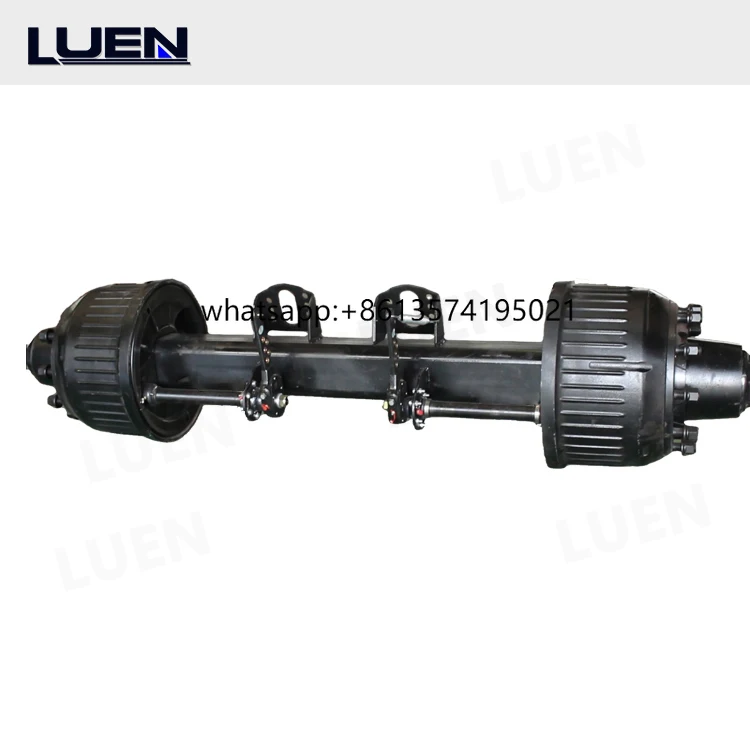 

2024 luen Factory Heavy Duty TR 1840 14T German Type Axle Used for Semitrailer Axles for Sale Trailer Axle Hub Manufacturing
