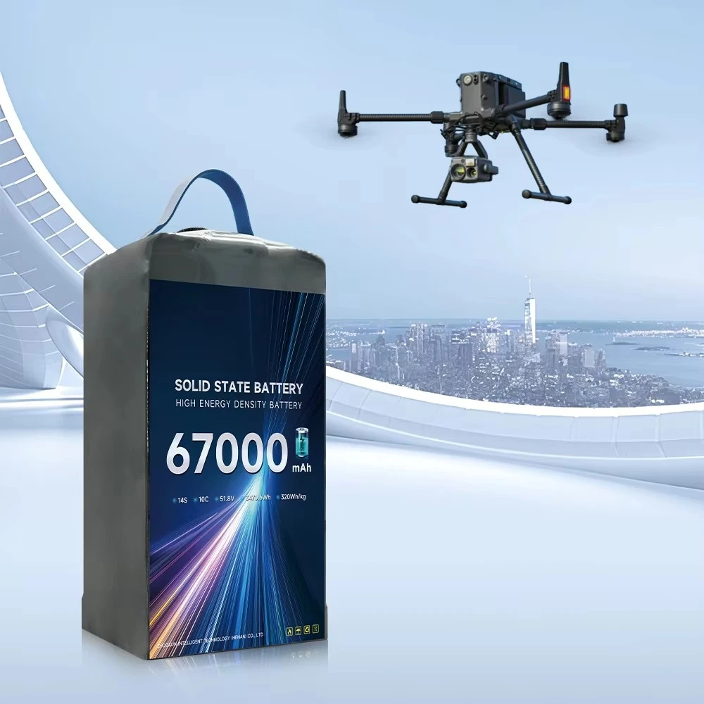 

6S-24S 67000mAh Solid-State Li Pack 10C High-Capacity UAVs Drones Battery
