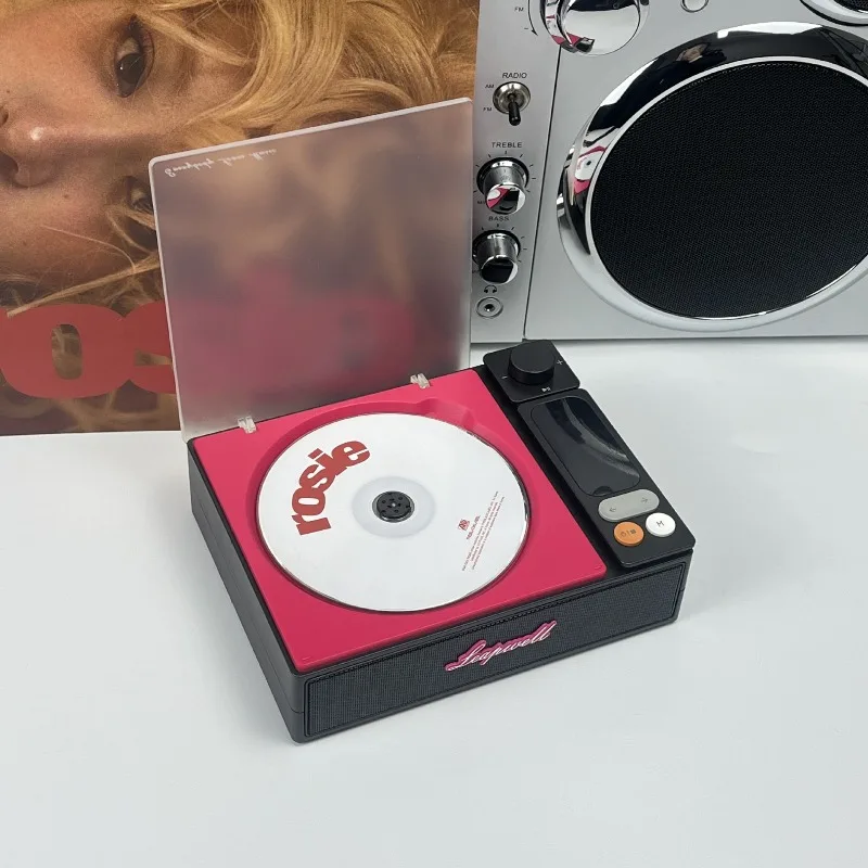 Lettore CD retrò Walkman portatile bidirezionale per musica CD