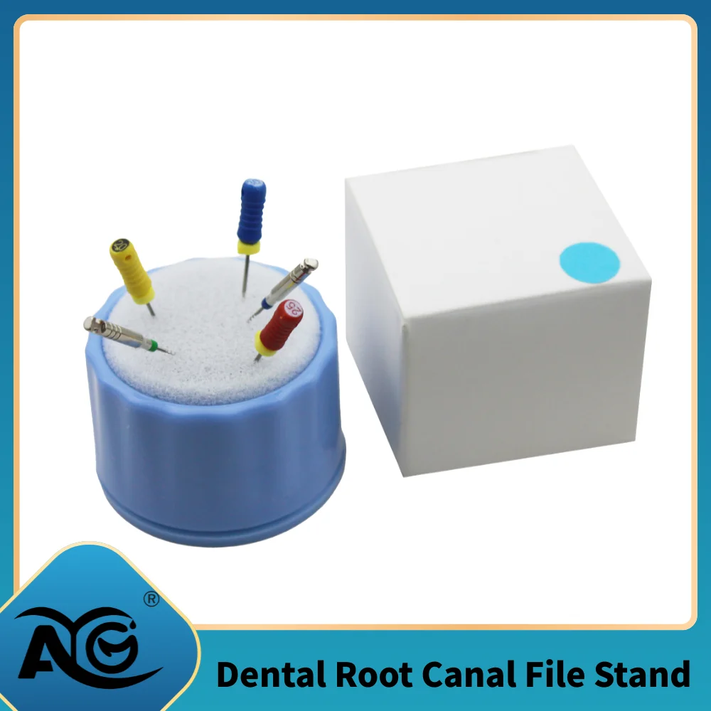 AG Dental Endo Stand Root Canal Cleaning Foam File Drills Block Holder Endodontic File Washing Box Dentist Lab Products