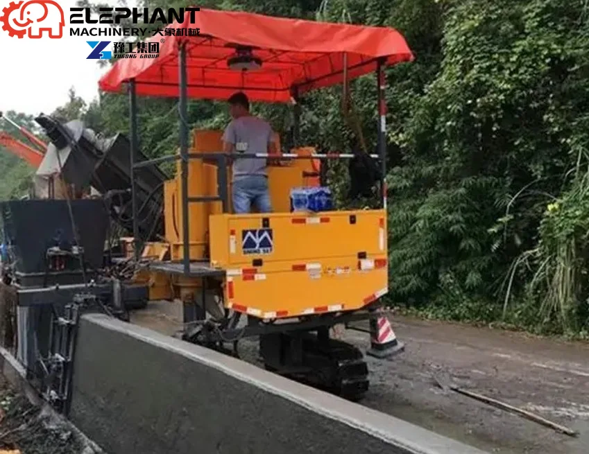 Concrete Curb Slipform Extruder Machine 5-10m/min Working Speed Labor Saving for All Kinds of Road Curb Projects