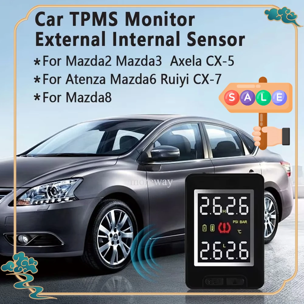 

Беспроводная система контроля давления в шинах TPMS, датчики быстрой установки для Mazda2 3 6 8 Axela CX 5 7 Atenza Ruiyi, аксессуар