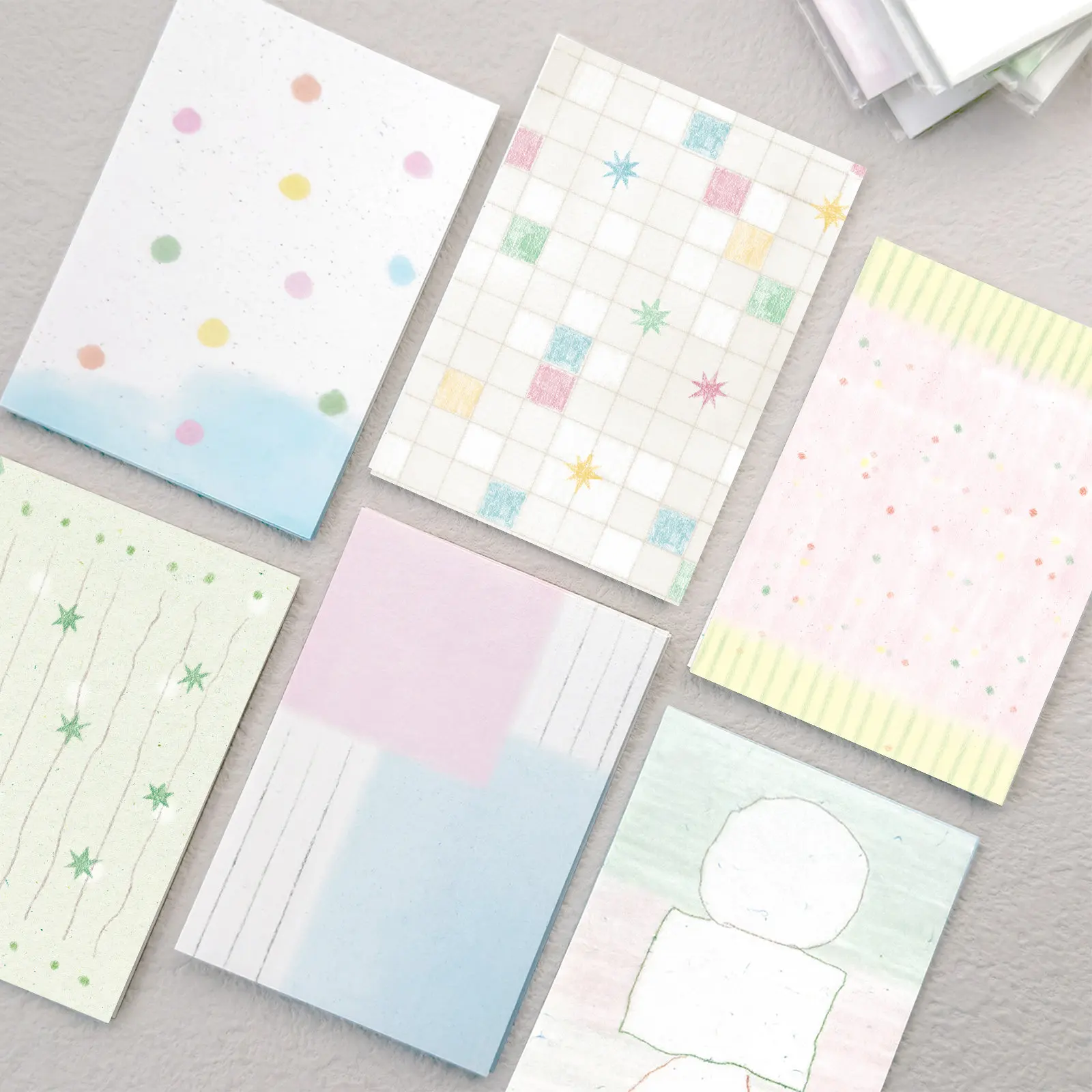 20Pcs Minimalist M5 Refill Paper, 74x105 mm Planner Inserts, Salt Kei Aesthetic Journal Inner Pages, Replacement Notebook Filler