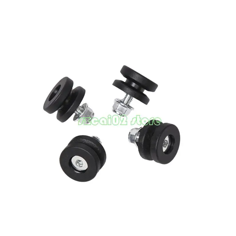 400B 4Pcs Antislip R Grommets Featuring Quick Release for Easy Motorcycle Trunk Installation Universal Plastic