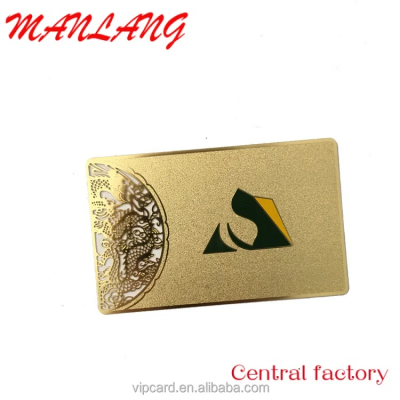 

Custom custo printing frosted gold p etal u busins card