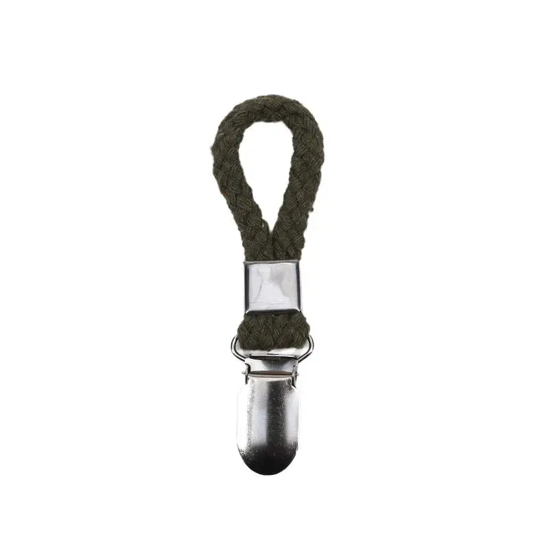 1/2PCS Bad Handtuch Clips Geflochtene Mehrzweck Kleiderbügel Bad Baumwolle Schleife Handtuch Clip Metall Clamp Küche Hause lagerung – Detail 24