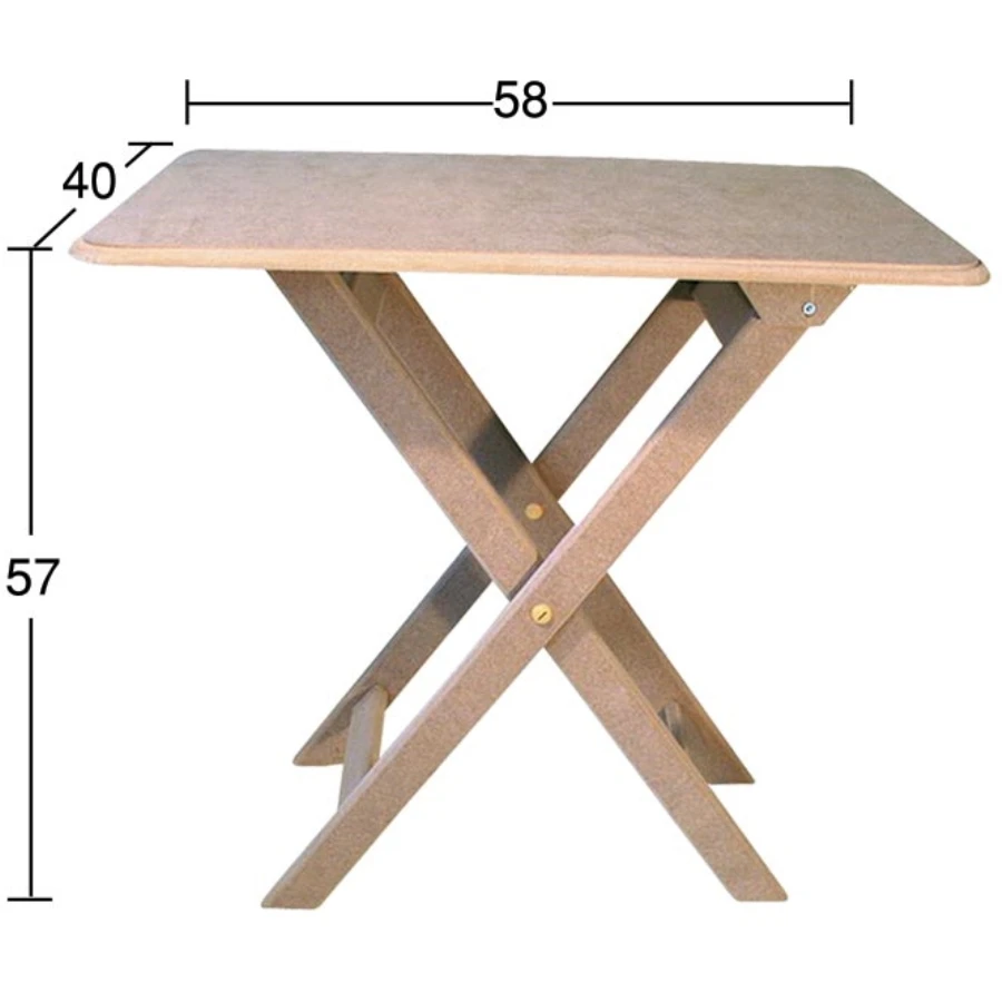 SP542 single rectangular coffee table, unpainted Mdf coffee table