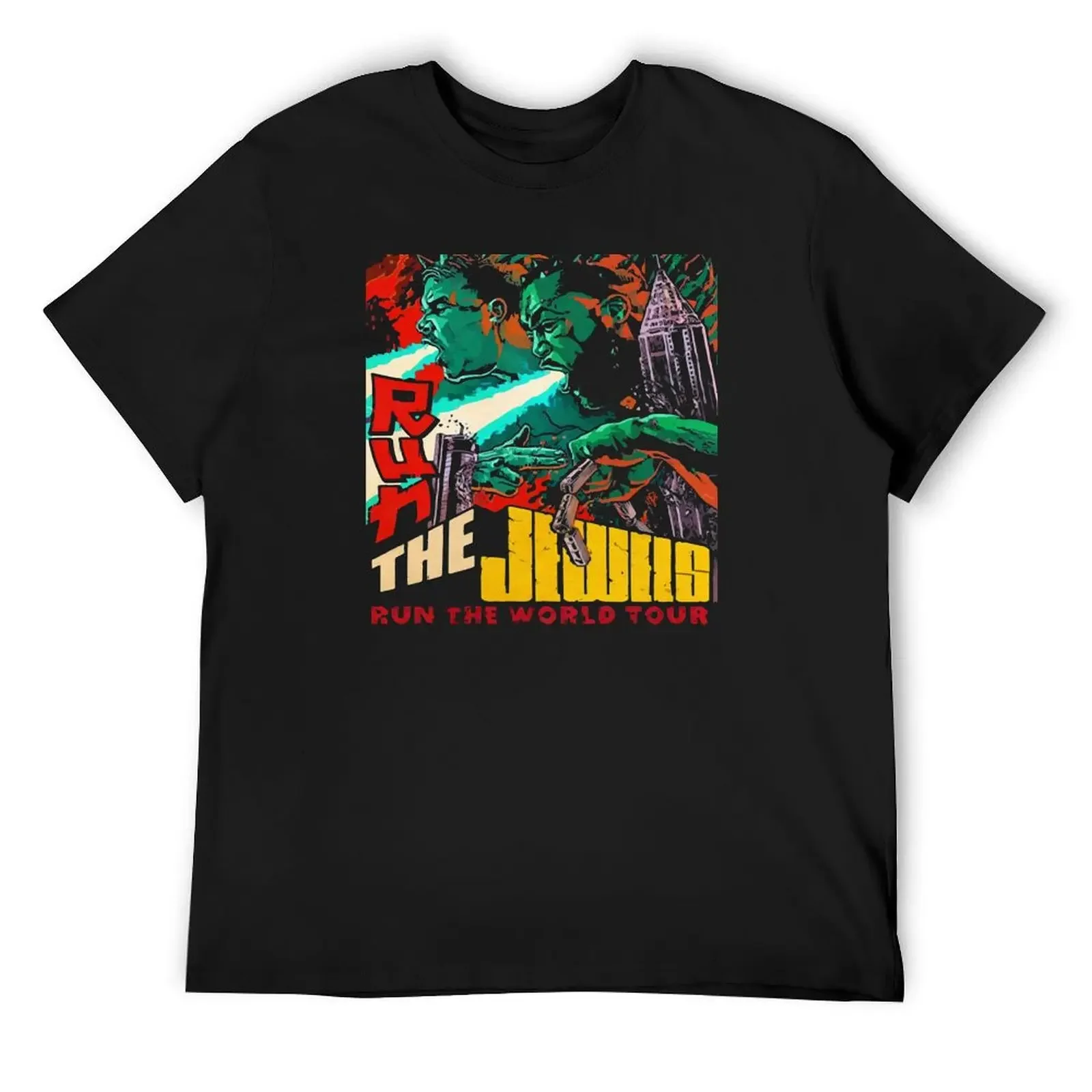 run the jewels - World tour T-Shirt designer shirts vintage anime shirt plain white t shirts men