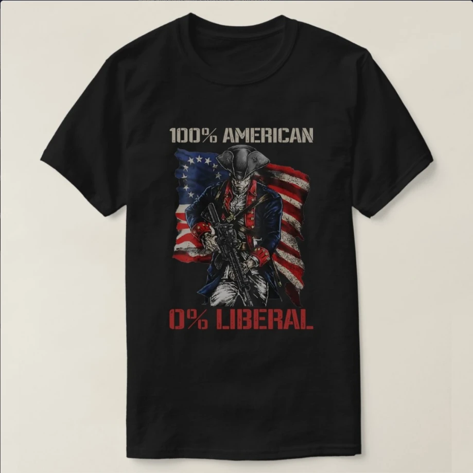 0 Liberal Republican 2nd Amendment Guns Joke T-Shirt 100% Cotton O-Neck Short Sleeve Summer Casual Mens T-shirt Size S-3XL