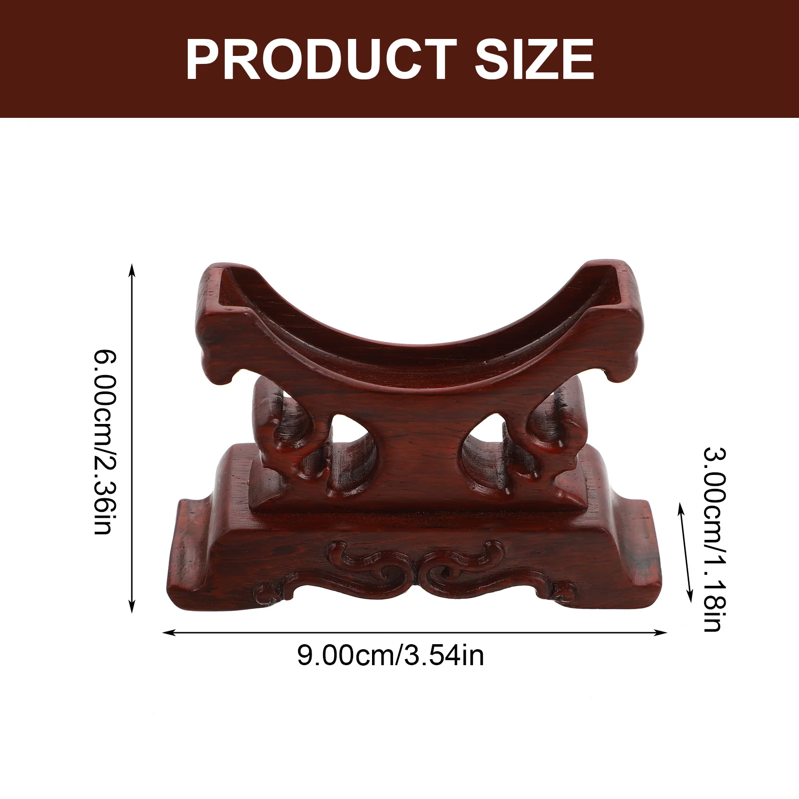 1Pcs Red Wood Bracelet Jewelry Stand Wooden Display Rack Home Office Jewelry Holder Organizer Wooden Bracelet Holder