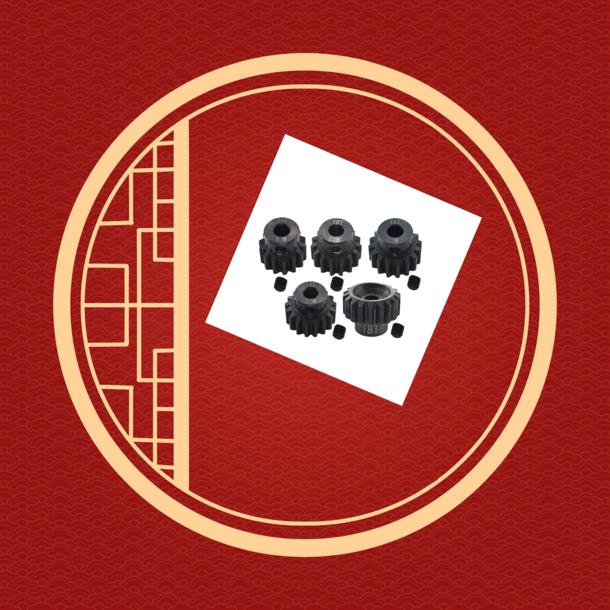 

GPM Medium Carbon Steel Motor Gear (14T-18T) For TRAXXAS X-Maxx 6S 8S XO-01 XRT 8S 78086-4