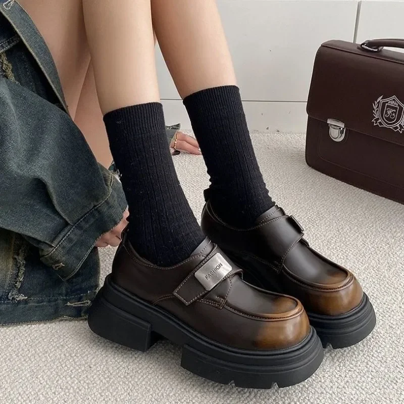 

Лоферы с квадратным носком, туфли-лодочки на платформе и каблуке, женские туфли-лодочки, лоферы, женская обувь на высоком каблуке, трендовая распродажа 2025, Beau Today 39