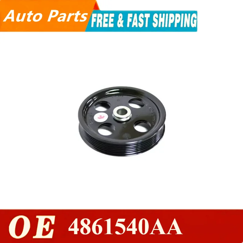 

High quality Fit For 2001-2008 Chrysler Pacifica Voyager Dodge Caravan Power Steering Pump Pulley 4861540AA