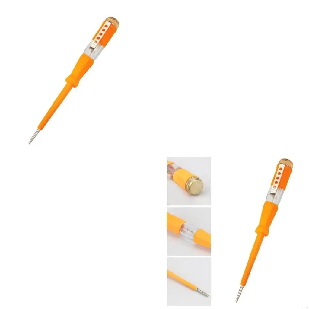 

P82E Электрическая ручка плоская отвертка ручной проволоки Определение цифровой электрической отвертки тестера напряжения