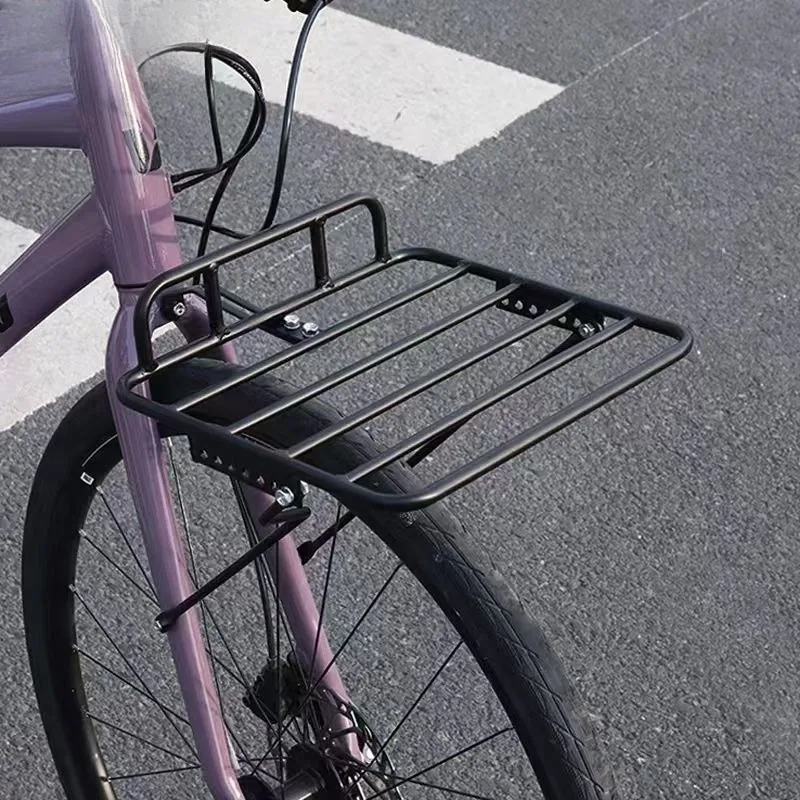 Thickened Gravel Road Luggage Rack Bolded Carbon Steel Load-bearing Bike Luggage Carrier Sturdy Durable Bicycle Accessories