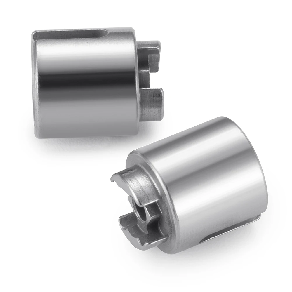 TRINOOD 2 Stuks Stalen Drive Cup Aandrijfas Voor/Achter CVD Voor 1/18 HBX 18859 18858 18868 RC Auto upgrade Onderdelen Accessoires