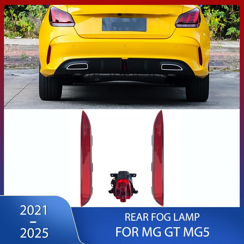 

Rear Fog Lamp Marker Reflector Brake Light Stop Warning Lamps Middle Tail Lamp For MG GT MG5 2021 2022 2023 2024 2025