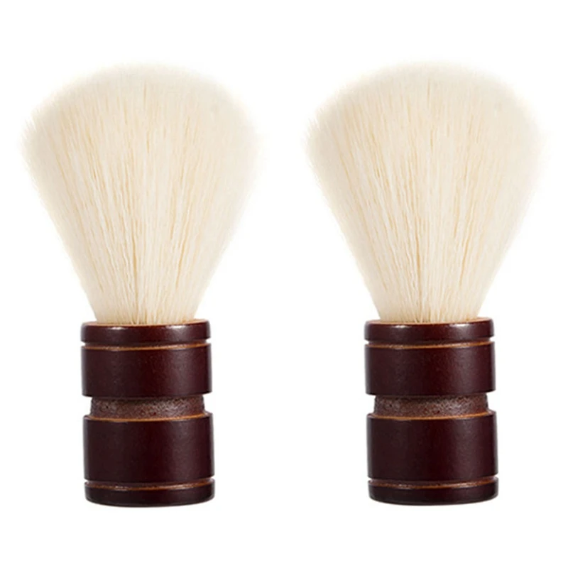 2X Man Pure Badger Hair Shaving Brush Wood For Razor Double Edge Safety Straight Classic Safety Razor Brush