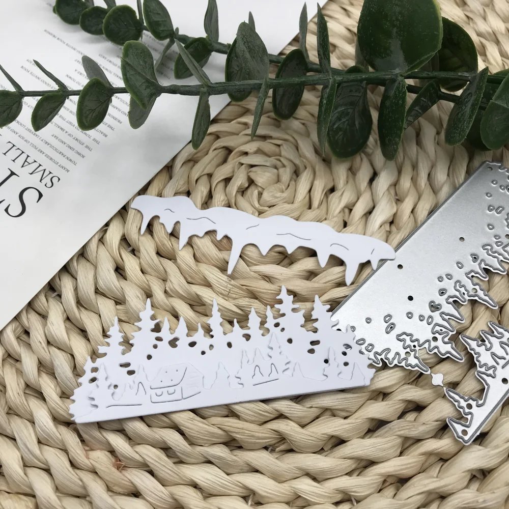 

1 шт. новые металлические штампы для резки, форма для ледяного снега, украшение края, скрапбукинг, бумажное ремесло, лезвие, трафареты, штампы