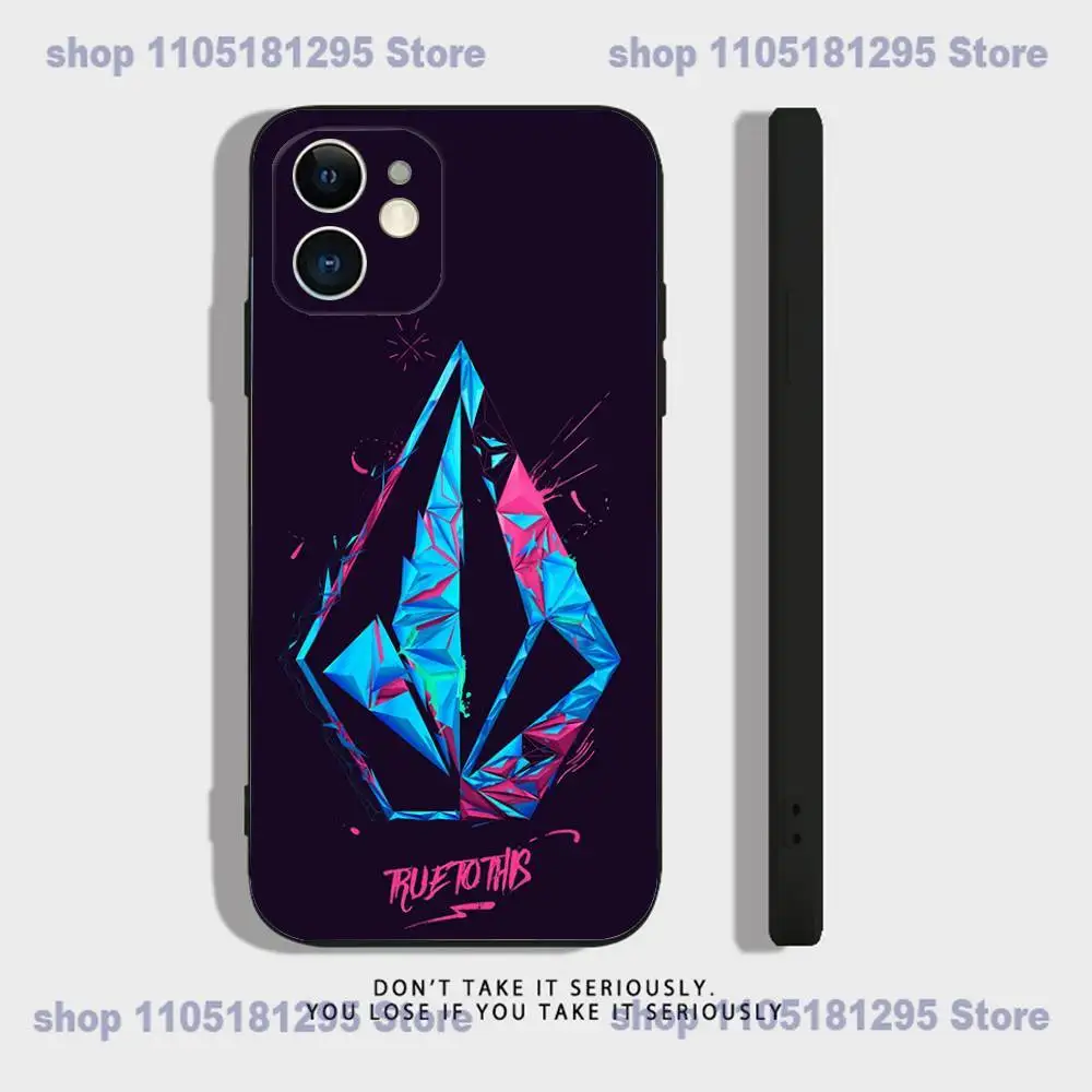 حافظة هاتف فاخرة على شكل حرف V لهاتف آيفون 17,16,15,14,13,12,11,XR,Pro,XS,Max,XR,Plus,Mini Soft سيليكون أسود مقاوم للصدمات