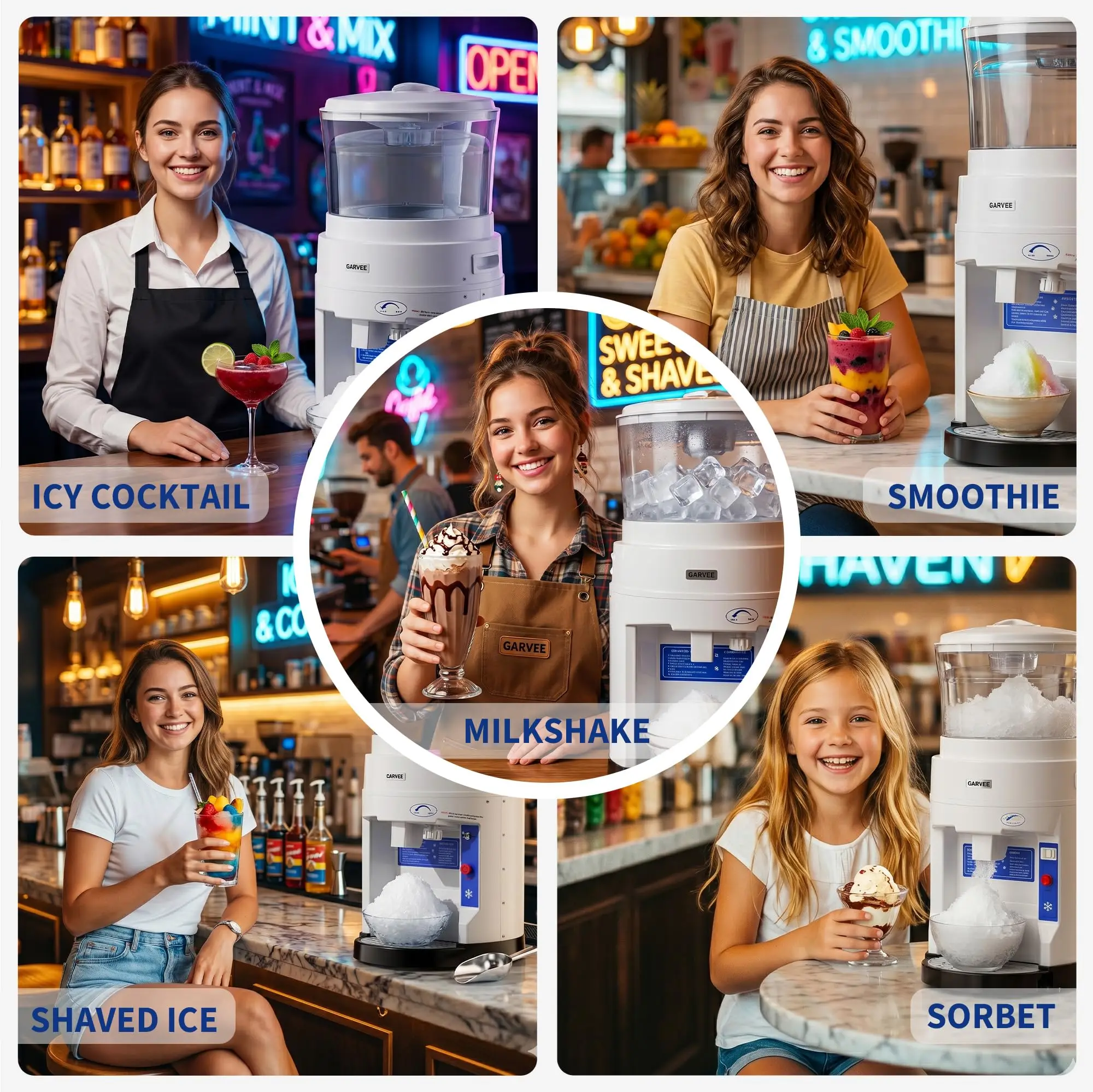 Commercial Shaved Ice And Snow - Ice Crusher Machine Commercial recension och pris