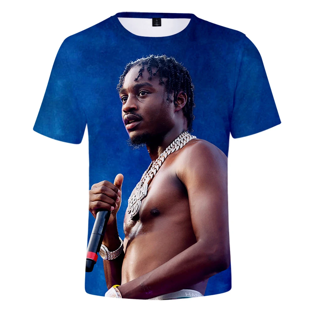 2026 ليل تجاي التي شيرت للجنسين Crewneck قصيرة الأكمام النساء الرجال تي شيرت مغني الراب الأمريكي 2022 نمط غير رسمي ملابس ثلاثية الأبعاد