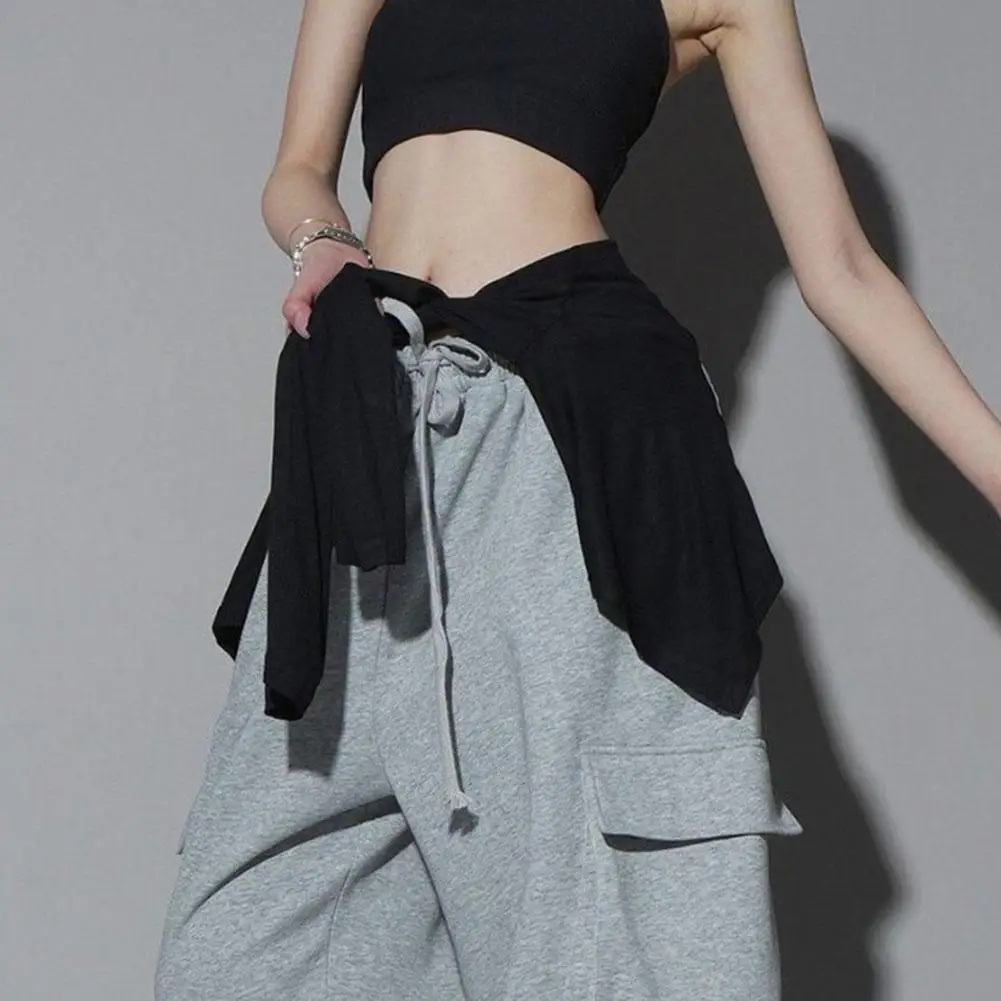 Layering Waist-sealed Skirt Fart Curtain Hip Hop Women's Jazz Dance Slim Fit Top Sexy Sun Protection Waist Belt Clothing Decor