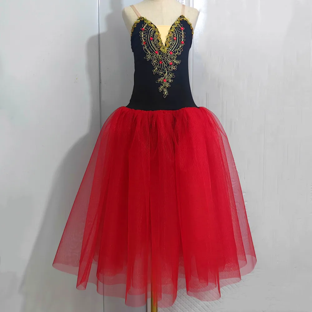 大人のバレエチュチュ家族マッチング衣装ガールドレスバレエレオタード母子供服夏子供ドレス女性-vestidos