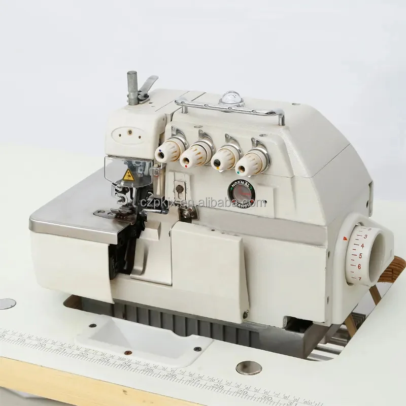 Automatic Computerized 2 Needle 4 Thread High Speed Overlook Sewing Machine for Sale