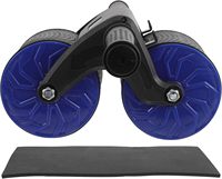 Automatic Rebound Ab Roller Wheel with Dual-wheel Design and Knee Pad for Household Core and Abdominal Training Multifunctional
