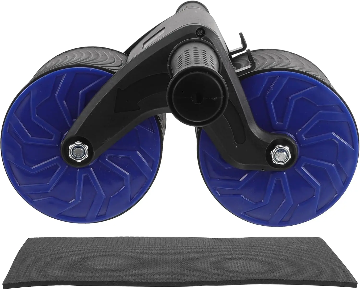 Automatic Rebound Ab Roller Wheel with Dual-wheel Design and Knee Pad for Household Core and Abdominal Training Multifunctional